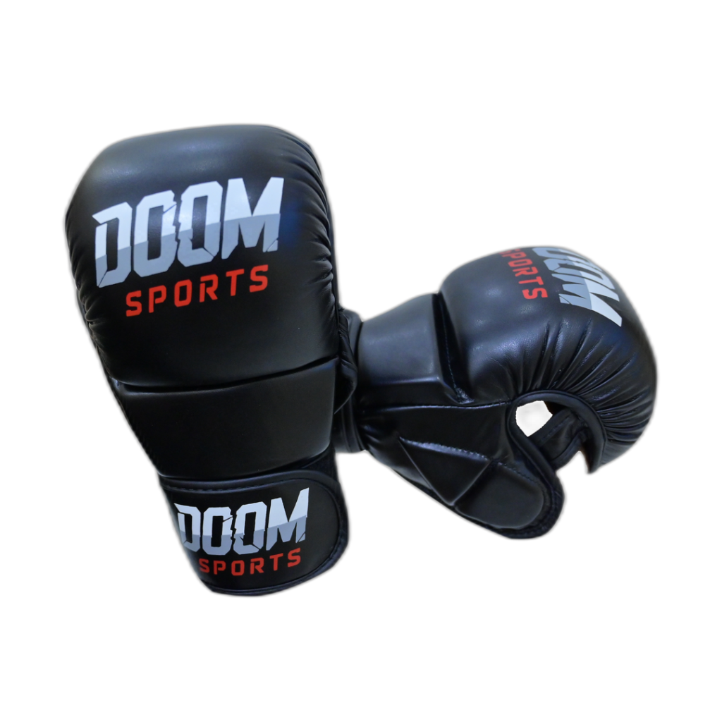 K-1 STRIKE-MMA — black 6oz synthetic MMA gloves